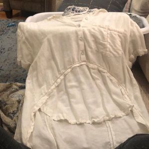 white free people top